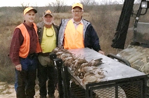 Blast and Cast a day of Quail hunting and Large mouthbass fishing.